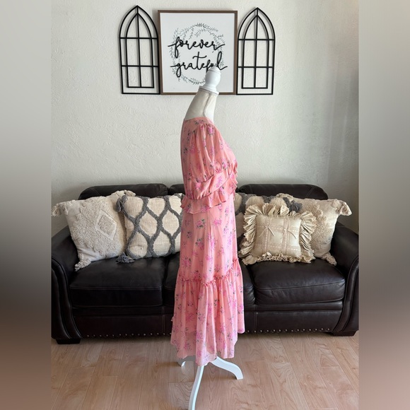 LoveShackFancy x Target Collab Pink Midi Dress - Size 10 Whimsical Boho Summer - Picture 15 of 15